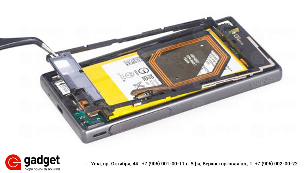 Замена батареи Sony Xperia Z5 